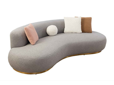 Dora 98" Wide Oval Sofa