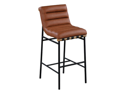 Burke Leather Bar Stool (Set of 2)