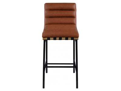 Burke Leather Bar Stool (Set of 2)