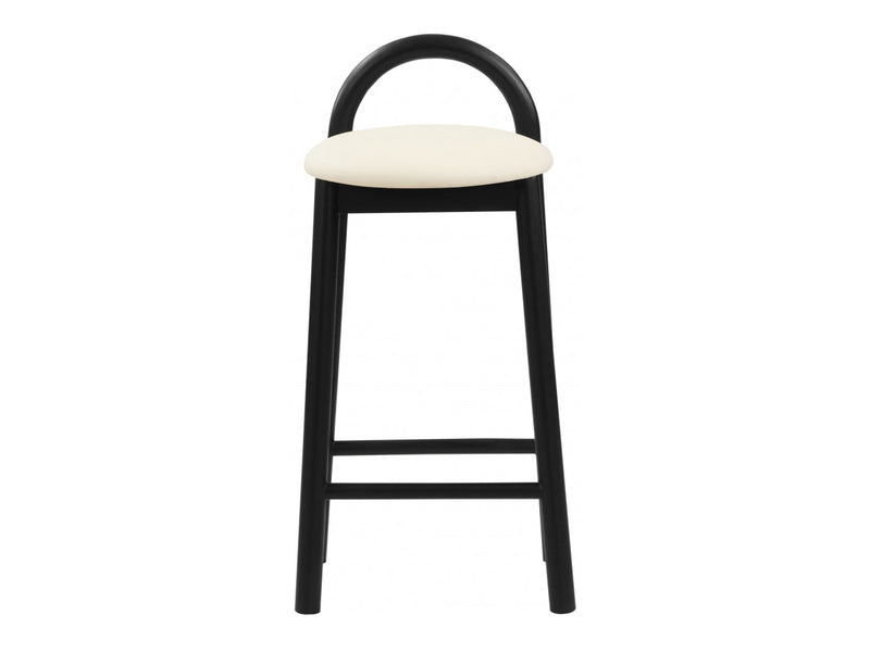 Calvin Faux Leather Bar Stool Black Leg (Set of 2)