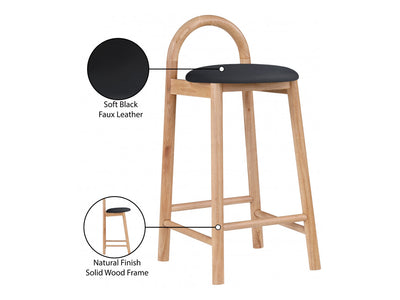 Calvin Leather Bar Stool (Set of 2)