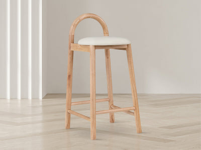 Calvin Leather Bar Stool (Set of 2)