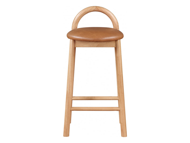 Calvin Leather Bar Stool (Set of 2)