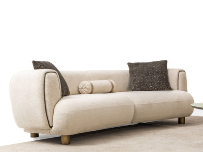 Da Vinci Three Seater Oval Sofa