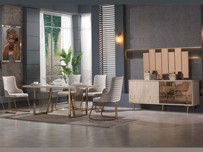 Caseria 74.8" Wide Buffet with Mirror