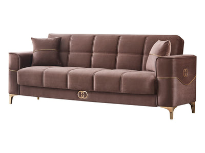 Clara 90" Wide Square Arm Convertible Sofa