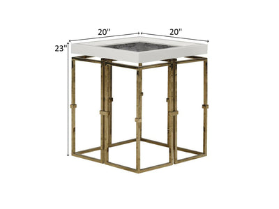 Lugano Como 23" Tall Side Table