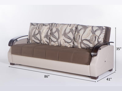 Costa 86" Wide Convertible Sofa