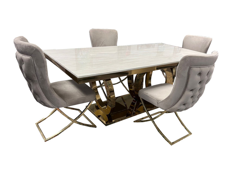 980DT - Royal DC 6 Person Dining Room Set
