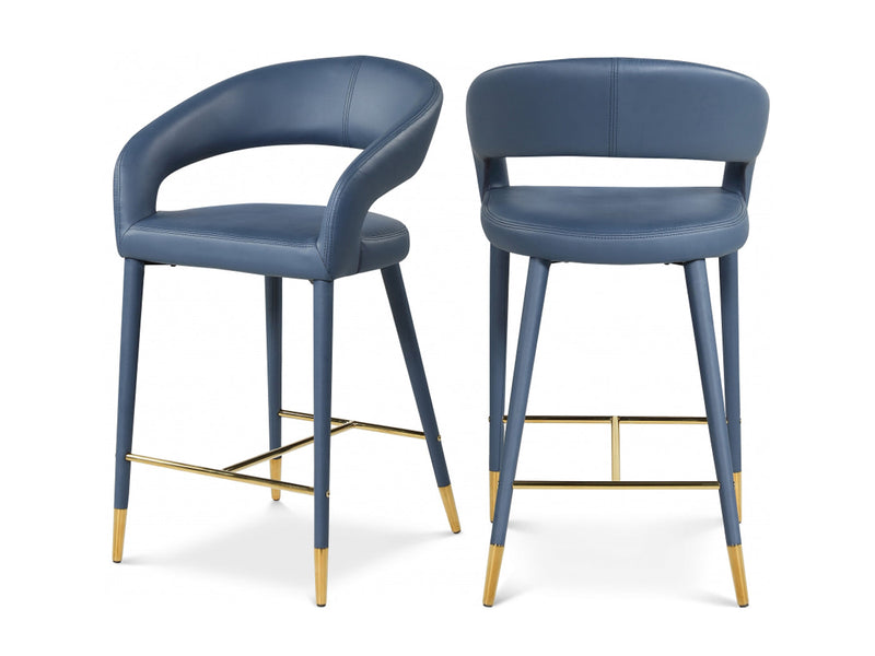 Destiny Leather Bar Stool (Set of 2)