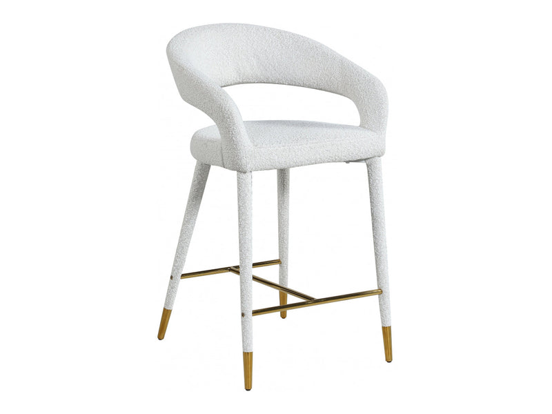 Destiny Boucle Fabric Bar Stool (Set of 2)