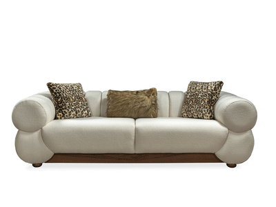 Eatlantis 90.5" Wide Rolled Arm Sofa