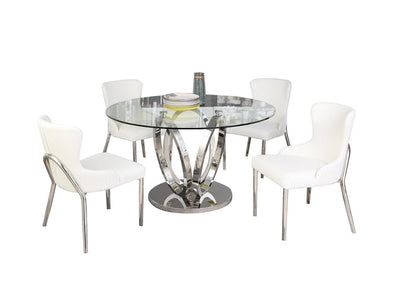 Evelyn 51" Wide Round Dining Table