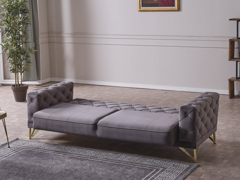 Fiesta 88.5" Wide Tufted Convertible Sofa