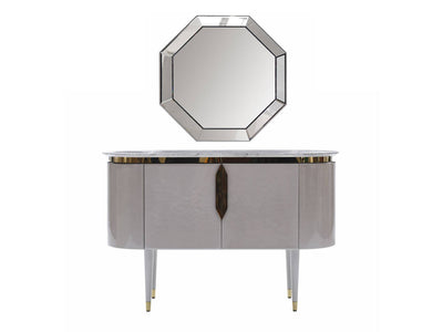 Braga 2 Door Console Table With Mirror