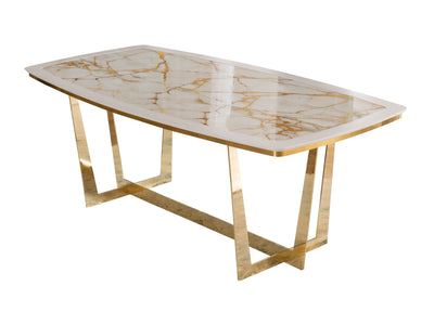 Gloria 83" Wide 6-8 Person Dining Table