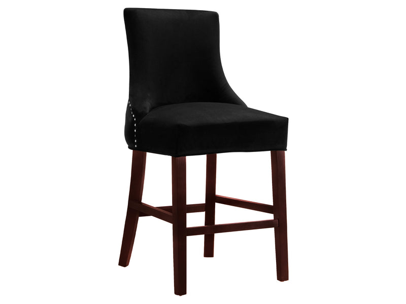Hannah Velvet Bar Stool (Set of 2)