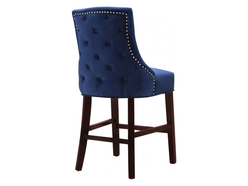 Hannah Velvet Bar Stool (Set of 2)