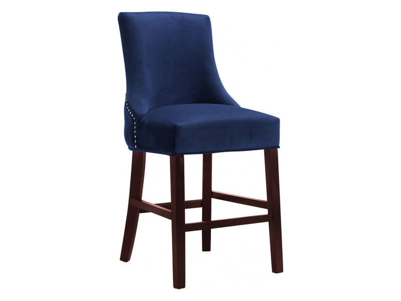 Hannah Velvet Bar Stool (Set of 2)