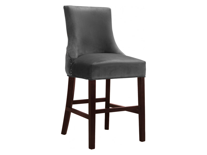 Hannah Velvet Bar Stool (Set of 2)
