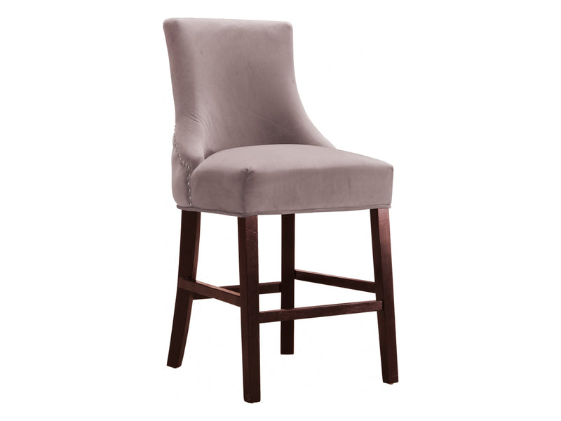 Hannah Velvet Bar Stool (Set of 2)