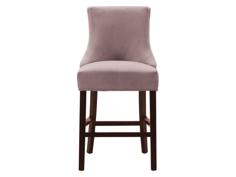 Hannah Velvet Bar Stool (Set of 2)