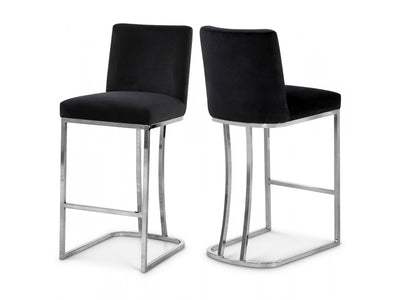 Heidi Velvet Bar Stool (Set of 2)