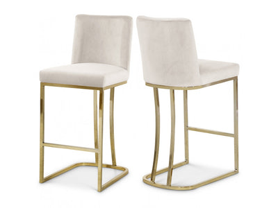 Heidi Velvet Bar Stool (Set of 2)