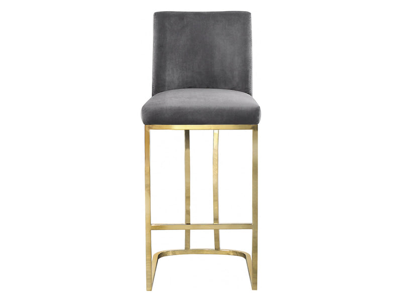 Heidi Velvet Bar Stool (Set of 2)