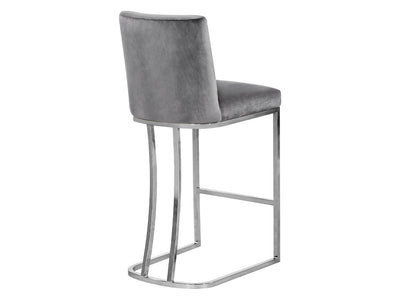 Heidi Velvet Bar Stool (Set of 2)