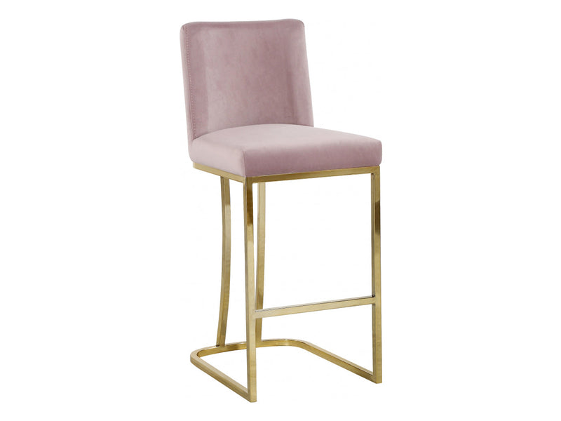 Heidi Velvet Bar Stool (Set of 2)