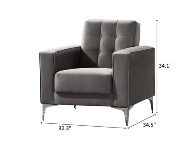 Hemera 32.3" Wide Square Armchair