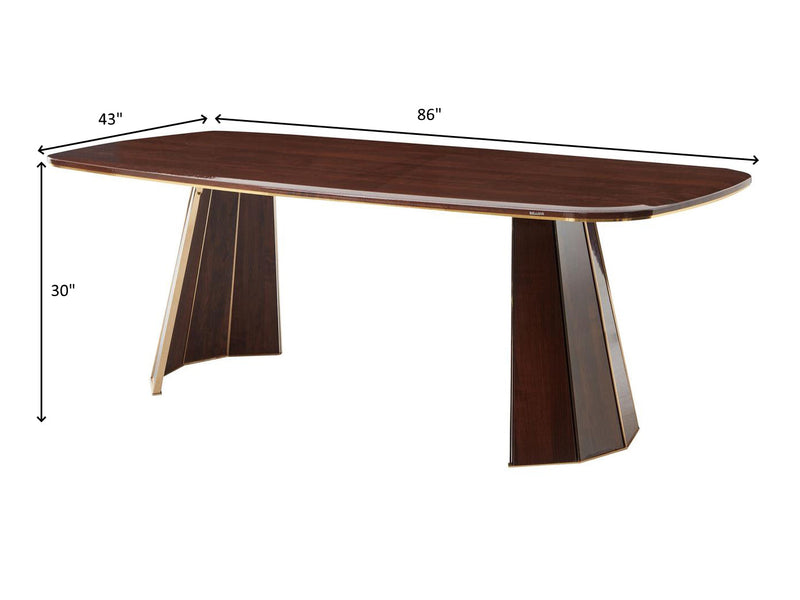 Plaza 86" Wide Dining Table