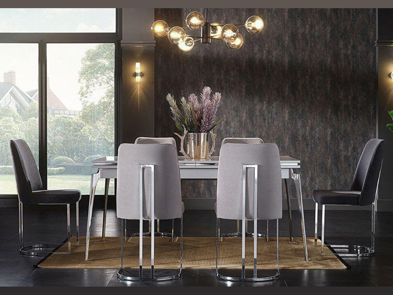 Loretto 80.3" Wide Extendable Dining Table
