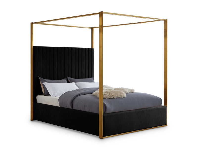 Jones Velvet Platform Bed