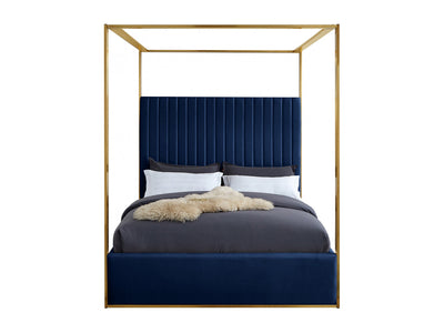 Jones Velvet Platform Bed