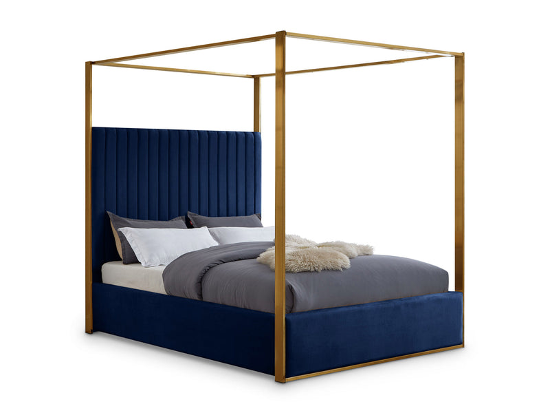 Jones Velvet Platform Bed