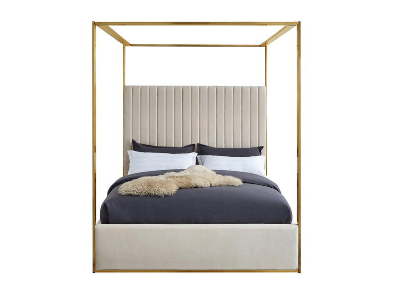 Jones Velvet Platform Bed