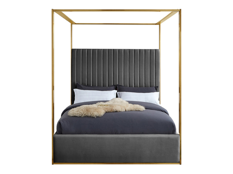 Jones Velvet Platform Bed