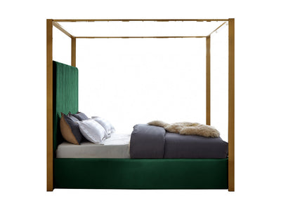 Jones Velvet Platform Bed