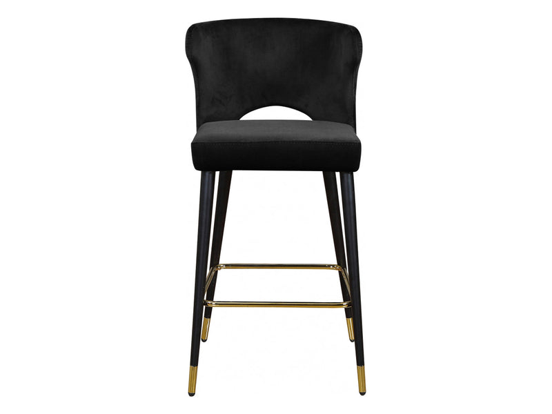 Kelly Velvet Bar Stool (Set of 2)