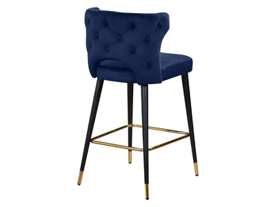 Kelly Velvet Bar Stool (Set of 2)