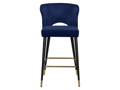 Kelly Velvet Bar Stool (Set of 2)