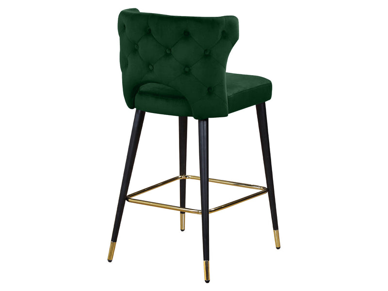 Kelly Velvet Bar Stool (Set of 2)