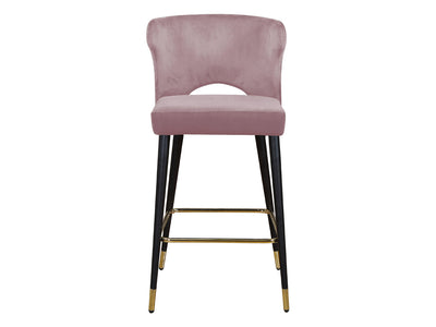 Kelly Velvet Bar Stool (Set of 2)