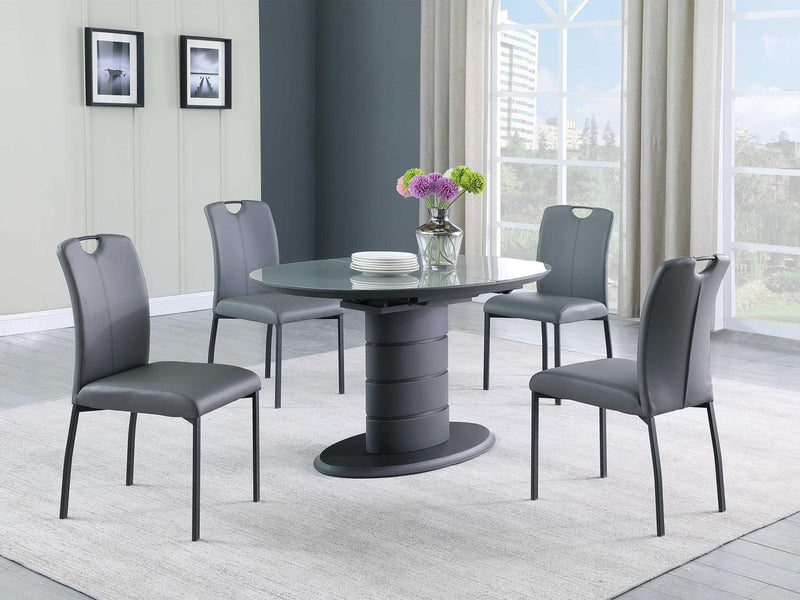 Kendra 70" / 55" Wide Extendable Round Dining Table