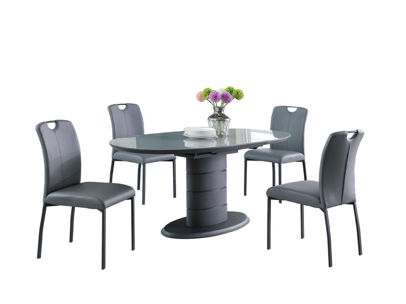 Kendra 70" / 55" Wide Extendable Round Dining Table