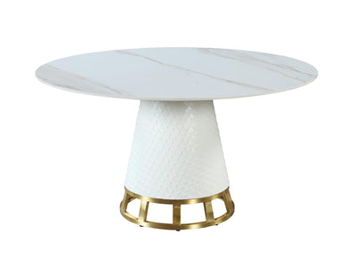 Khloe 55.1" Wide Round Dining Table