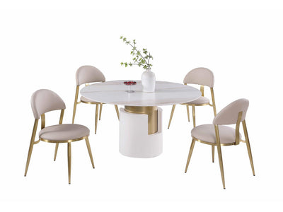 Kiana 55.1" Wide Round Dining Table