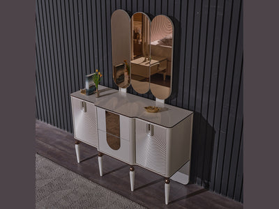 Kuvars 51" Wide Dresser With Mirror